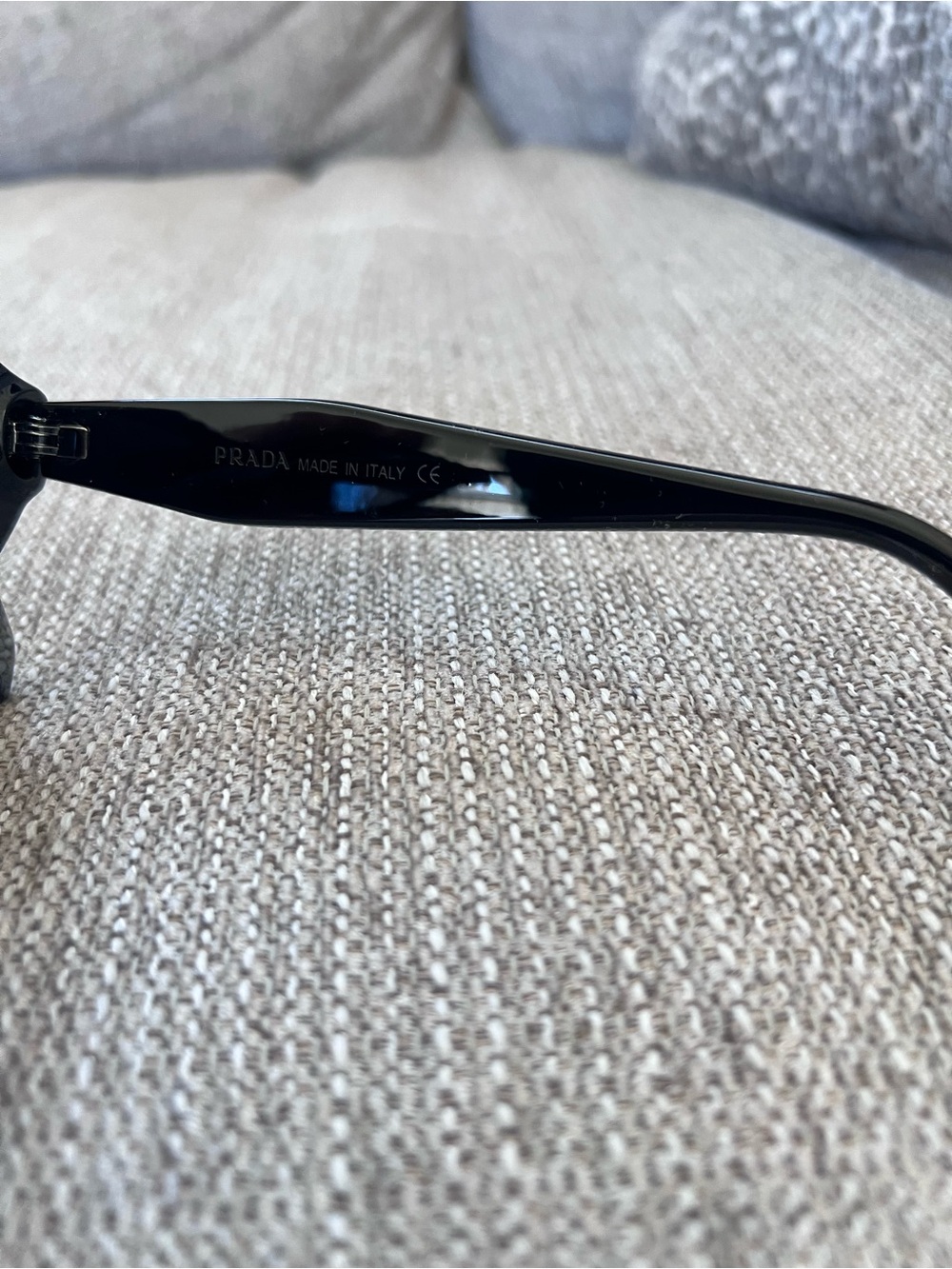 Prada Black Cat-Eye Women's Sunglasses - Picture 5 of 6